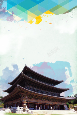 色块风格背景韩国风格背景高清图片