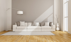 白色落地灯干枝装饰与沙发落地灯背景高清图片