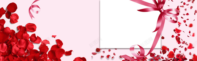 214天猫甜蜜情人节浪漫红色珠宝海报背景背景