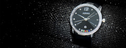 镂空机械手表618高端手表大促销质感黑色背景高清图片