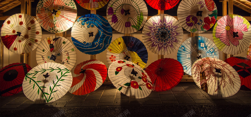 日本摭阳伞背景背景