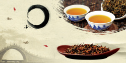 茶铺中国风茶文化茶道养生海报背景高清图片