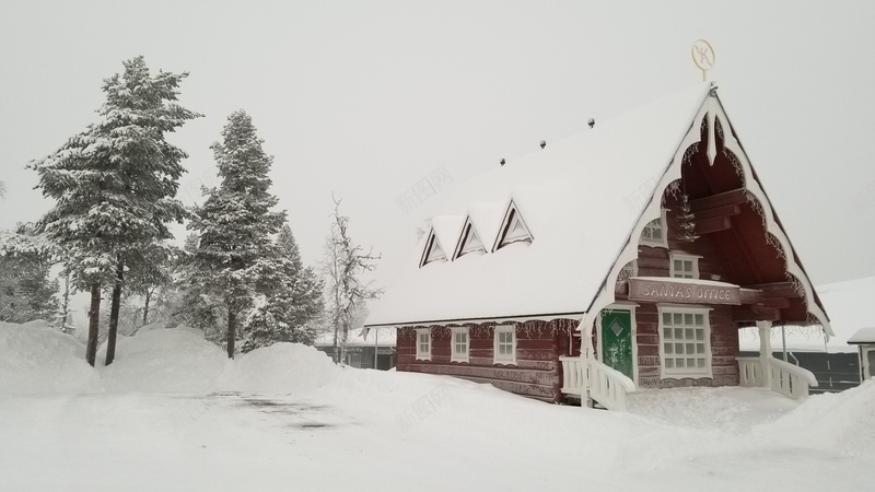 自然风光木屋雪景jpg设计背景_新图网 https://ixintu.com 国外 木屋 雪景 风光