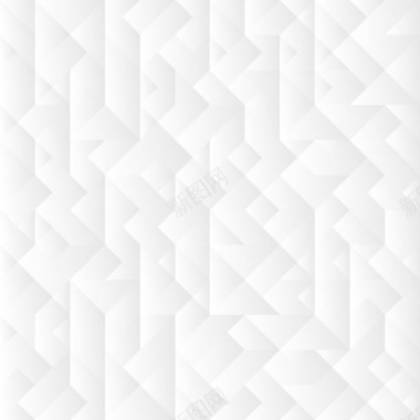 白色三维几何壁纸背景