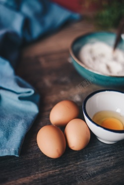 糕点原材料蛋制品食品美食背景高清图片