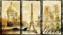 怀旧风景相片背景图片怀旧巴黎风景高清图片