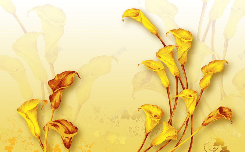 黄色花朵纹理背景图jpg设计背景_新图网 https://ixintu.com psd分层素材 免费下载 唯美 大气 纹理 花朵 花朵纹理 质感 黄色