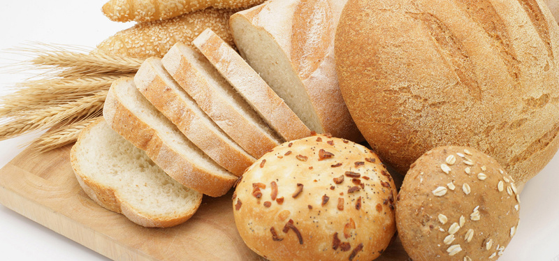 西式美食面包背景摄影图片
