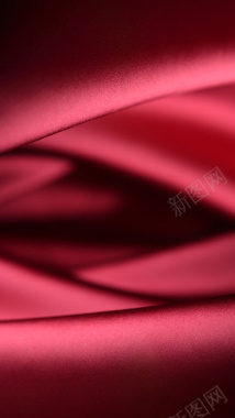 红色布料H5背景背景