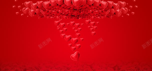结婚背景jpg设计背景_新图网 https://ixintu.com 爱心 红色 结婚 结婚卡通人物 结婚海报