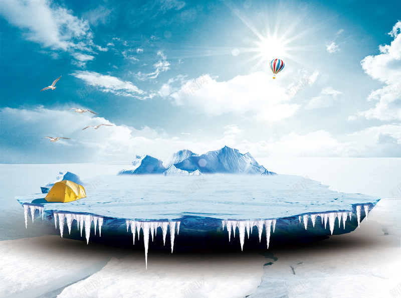 冰川冰山海报背景psd设计背景_新图网 https://ixintu.com PSD 促销 冰山 冰川 广告 模型 海报 素材 背景