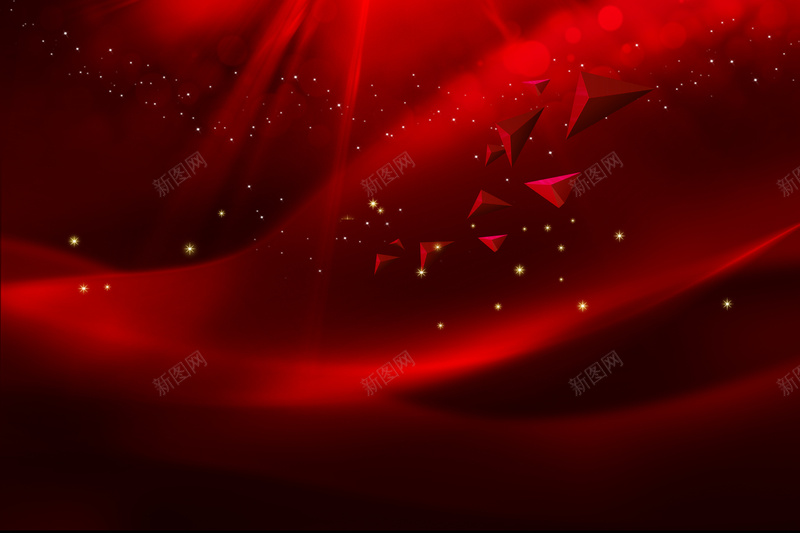红色华丽会议背景图psd设计背景_新图网 https://ixintu.com 丝绒 光线 华丽 星星 激情 狂欢 立体几何图形 红色 绚丽背景图 质感