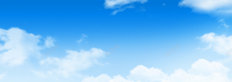 晴朗天空背景图jpg_新图网 https://ixintu.com 摄影 海报banner 白云 美丽 背景 蓝色 风景
