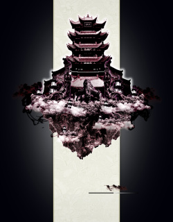 中国风建筑文物皇宫背景
