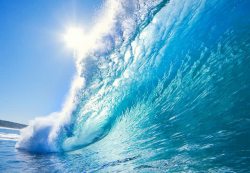 海面上的小岛海面上的浪花格式高清图片