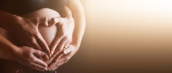 新生命海报孕妇背景高清图片