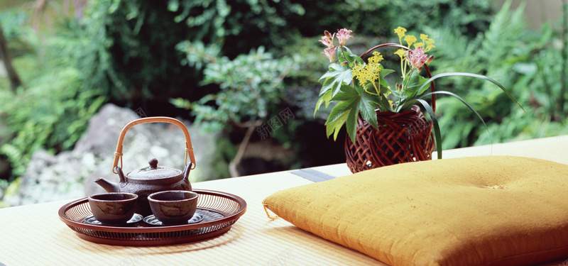 茶时素材日本茶道摄影图片