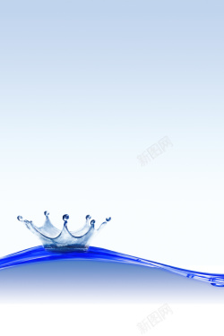 浴室用品创意蓝色创意水滴纹理高清图片