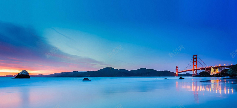 天空蓝色风景背景背景