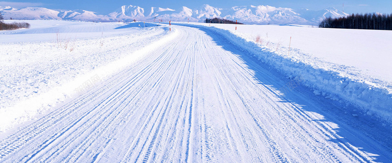 冬季雪地背景摄影图片