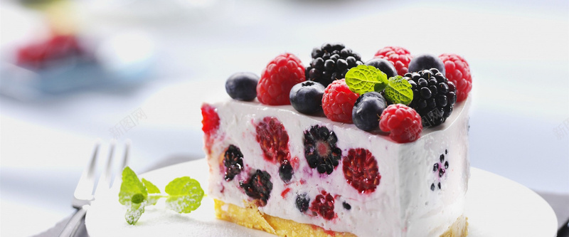 甜点水果蛋糕背景jpg设计背景_新图网 https://ixintu.com 水果 海报banner 甜点 蓝莓 蛋糕