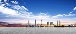 上海城市风景上海城市风景海报banner高清图片