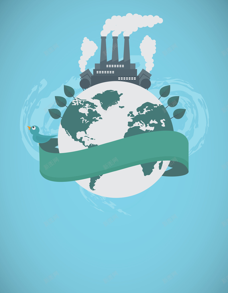 节能减排世界环境日海报背景psd设计背景_新图网 https://ixintu.com 2017 6月5日 保护地球 保护环境 公益 地球 地球日 环保 环保海报 环境 环境保护 节能减排