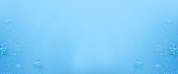 蓝色气泡海水海报背景背景