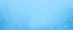蓝色气泡海水海报背景背景