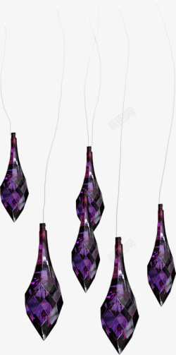 紫色花瓶素材