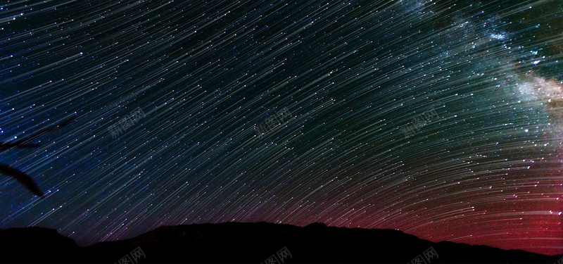 夜晚星空背景图摄影图片