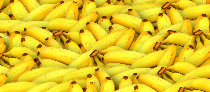 搞怪的小丑黄色香蕉摄影摄影图片