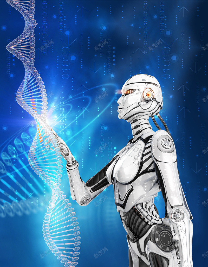 蓝色科技背景psd设计背景_新图网 https://ixintu.com DNA 人工智能 商务 科幻 科技 线条 背景素材