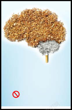 世界无烟日烟草创意公益广告背景背景