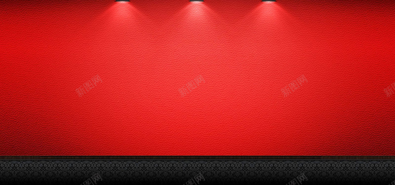 红色材质墙面背景背景