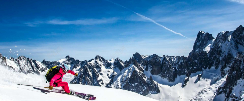 滑雪运动背景jpg设计背景_新图网 https://ixintu.com 极限运动 海报banner 滑雪 雪山