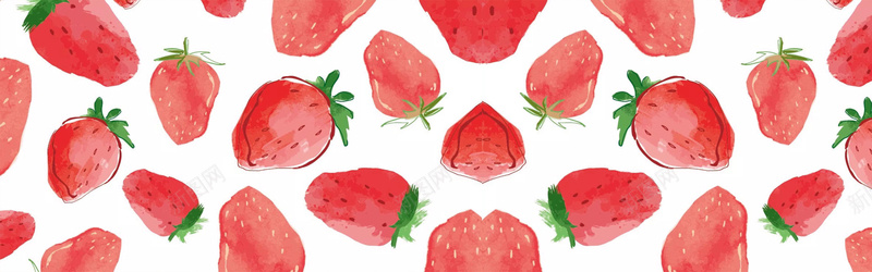 手绘草莓psd设计背景_新图网 https://ixintu.com 小清新 开心 手绘 草莓 食品