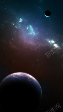 星空H5背景摄影图片