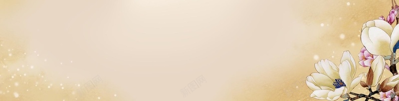 玉兰花质感海报banner背景psd设计背景_新图网 https://ixintu.com 底纹 时尚 海报banner 玉兰花 纹理 质感