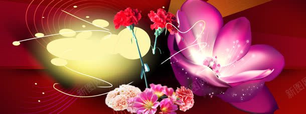 教师节背景jpg设计背景_新图网 https://ixintu.com 促销海报 母亲节 淘宝天猫广告 花