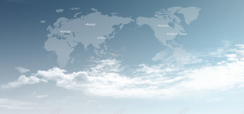 世界地图背景psd设计背景_新图网 https://ixintu.com 世界地图 商务 海报banner 科幻 科技