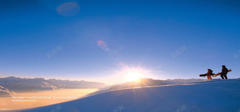 雪上日出jpg设计背景_新图网 https://ixintu.com 刺激 天气 寒冷 摄影 旅游 海报banner 滑雪 激情 瞬间 速度 阳光 雪上美女 雪上运动 风景