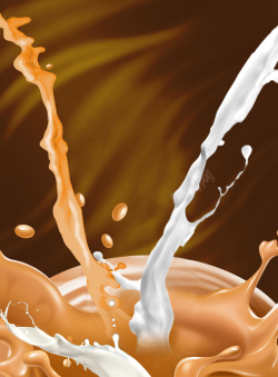 儿童饮品牛奶巧克力饮料背景高清图片