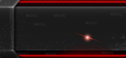 思维着的声音音乐音符质感黑红背景高清图片