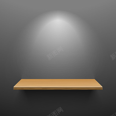 聚光灯下的木板背景背景