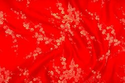 红色复古布纹背景图片红色背景布料高清图片