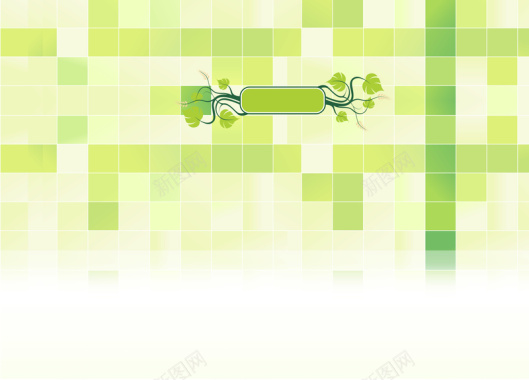 绿色马赛克海报背景模板背景