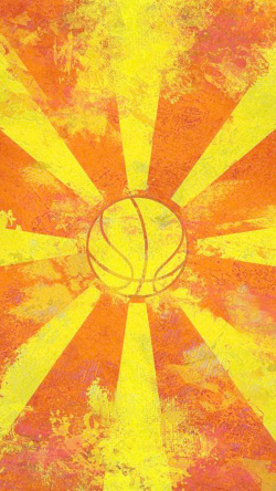 打篮球条纹黄色篮球图案背景图高清图片