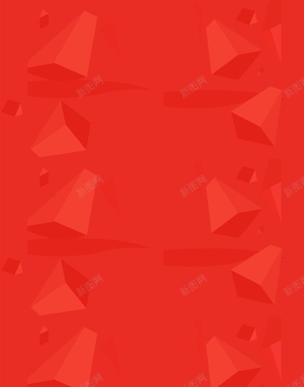 立体多边形红色背景jpg设计背景_新图网 https://ixintu.com 多边形 立体 素材 红色 背景