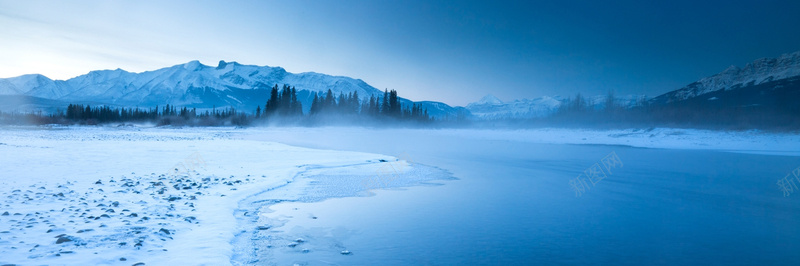 雪景大气banner壁纸psd_新图网 https://ixintu.com 冬天 冬季 商务 摄影 海报banner 白领 风景